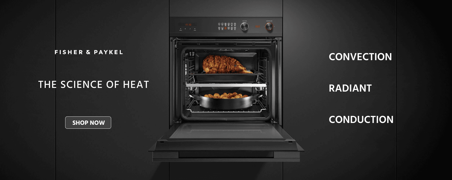 fisher paykel wall ovens convection radiant conduction