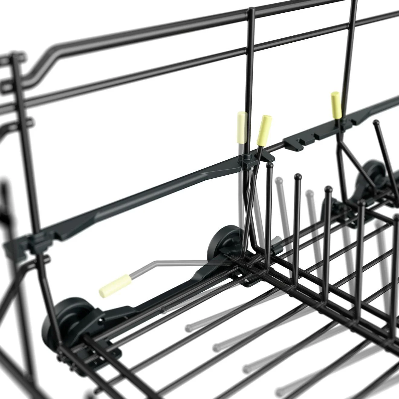 Folding tines