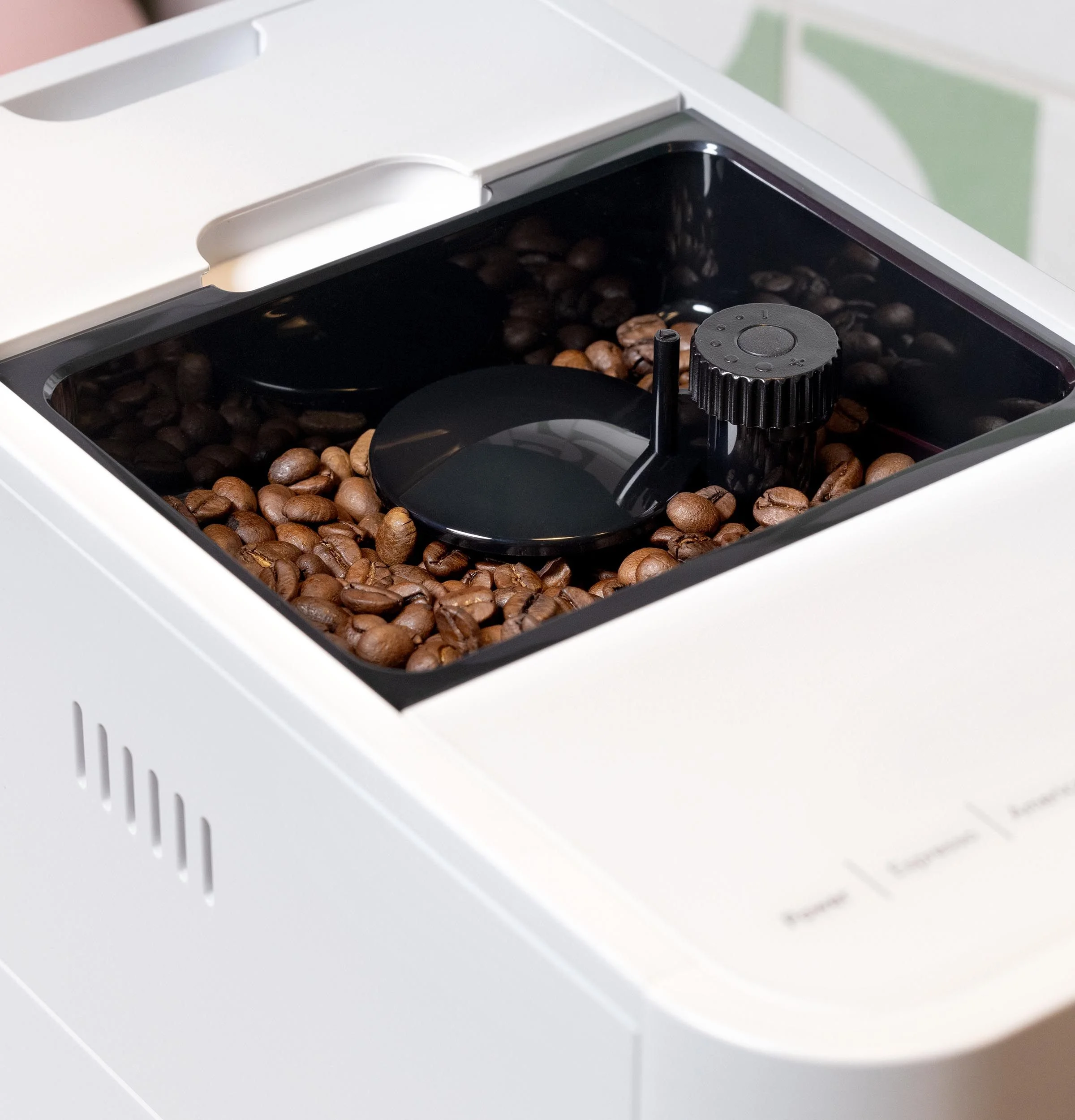 Built-In Bean Hopper