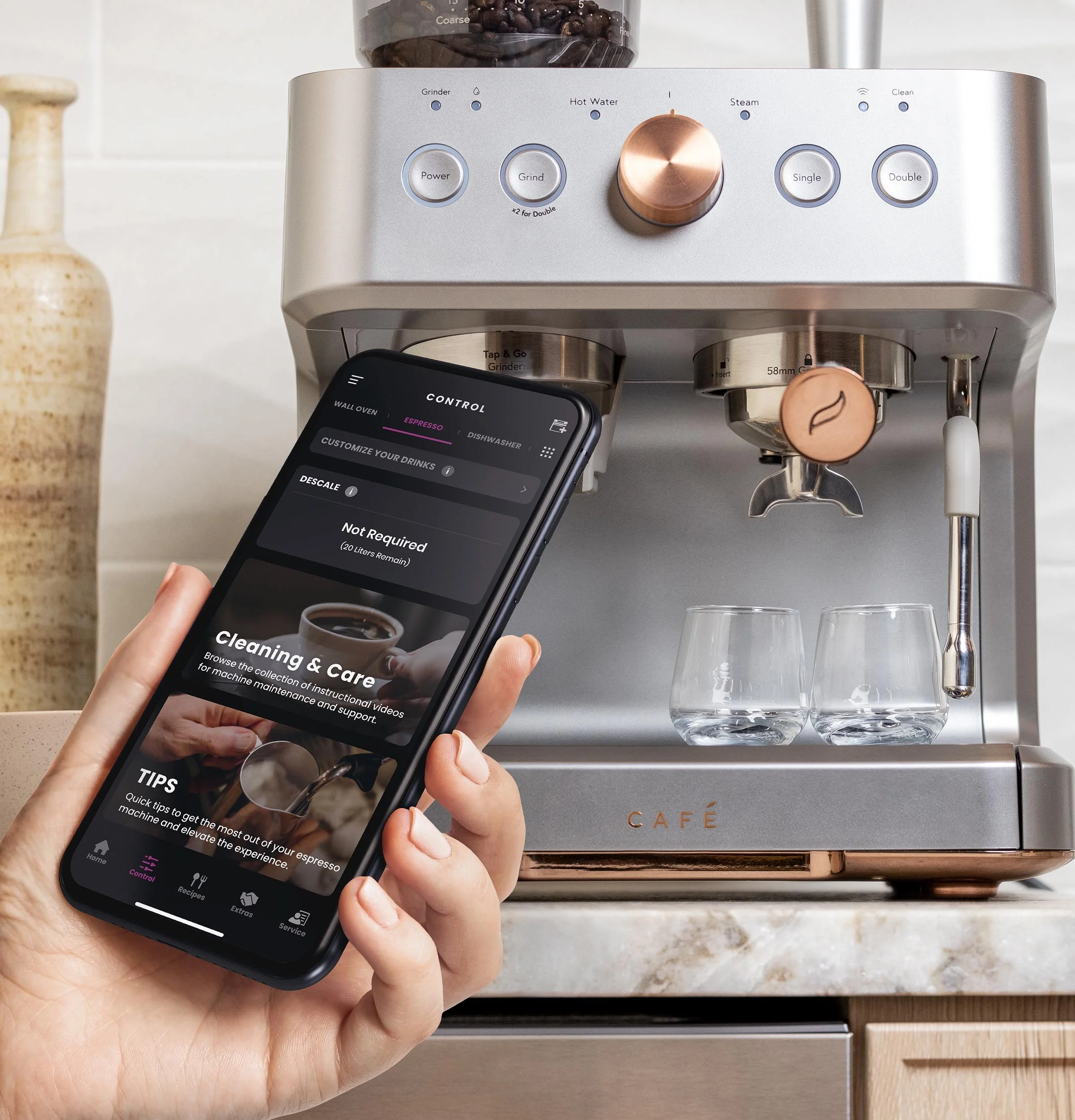 WiFi Connected with Drink Customization Technology