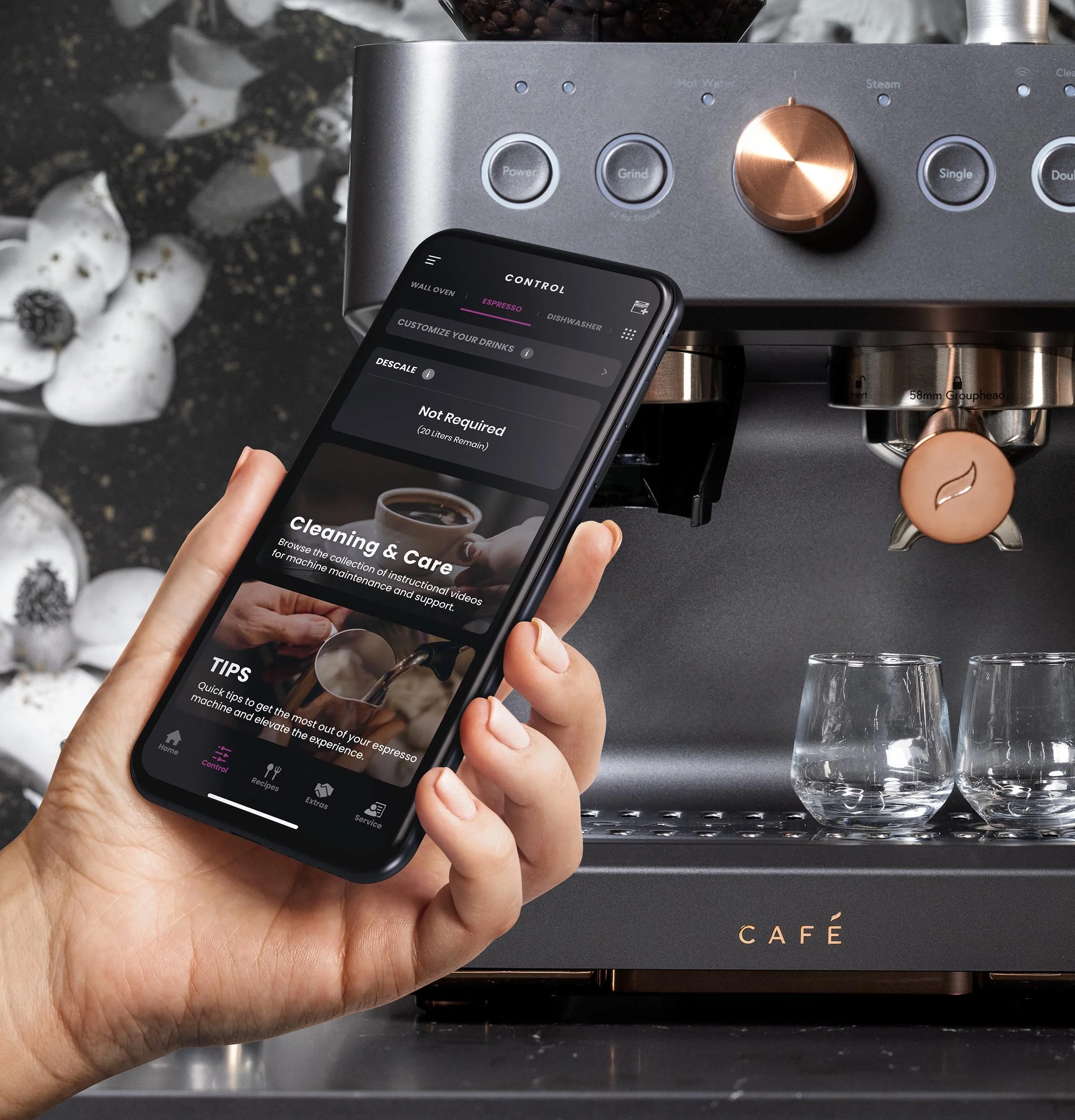 WiFi Connected with Drink Customization Technology