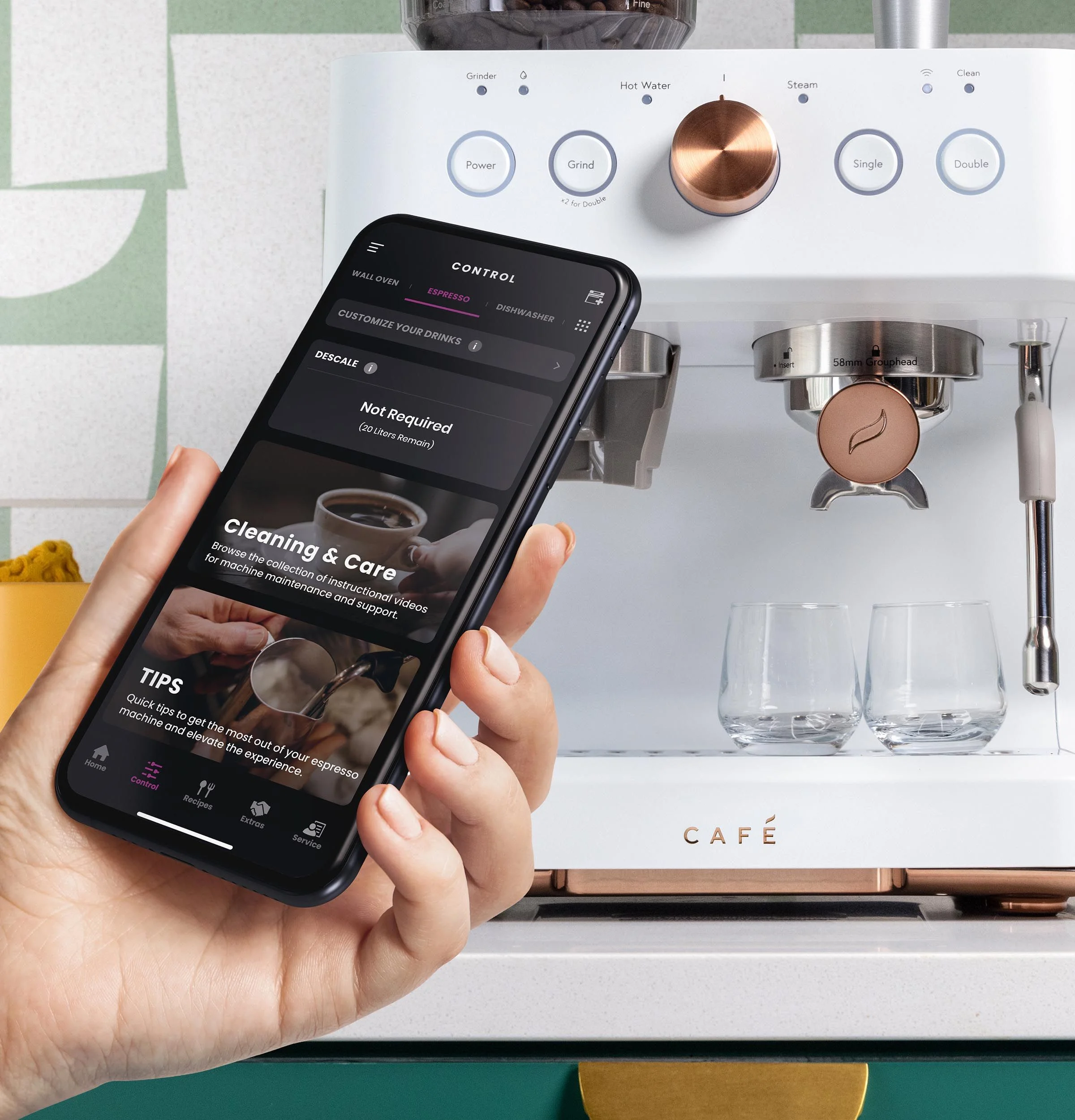 WiFi Connected with Drink Customization Technology