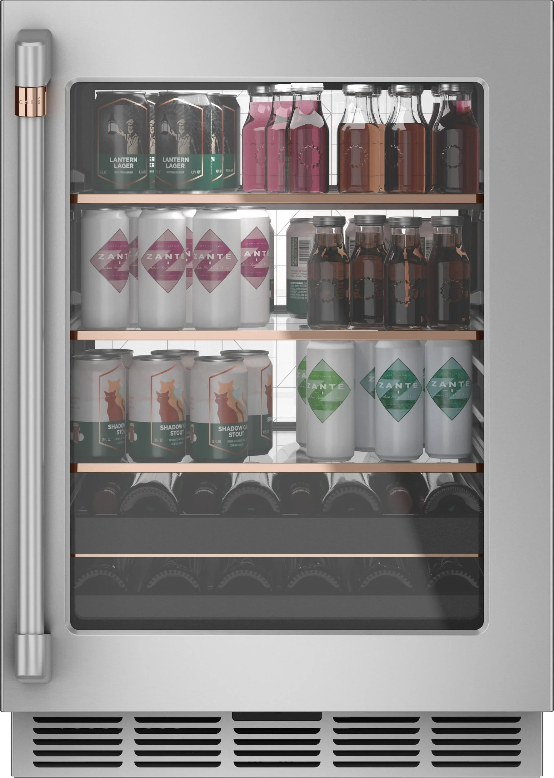 14-Bottle or 126-Can Capacity