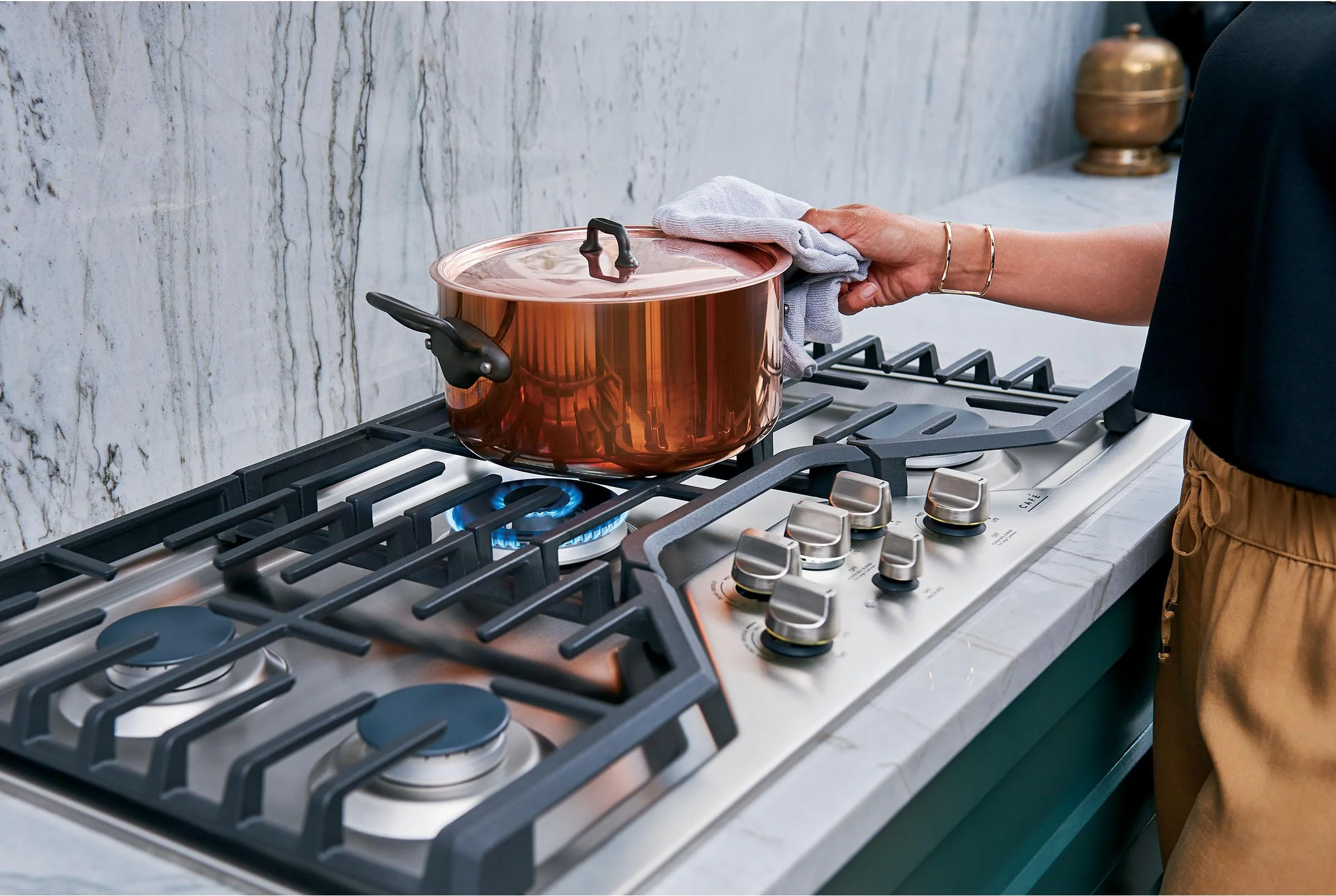 One surface makes cooking easier
