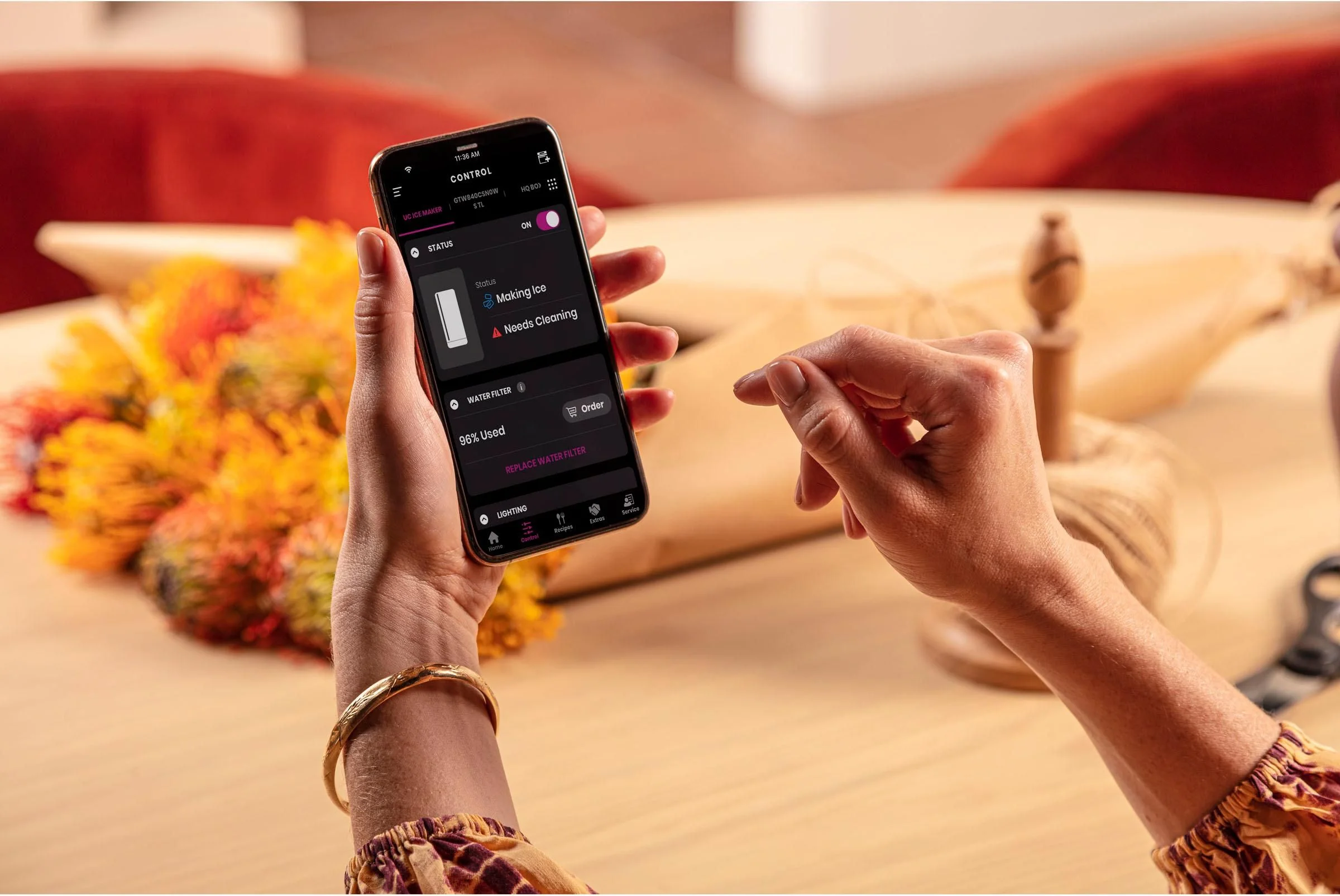 Built-In WiFi, Powered by SmartHQ App