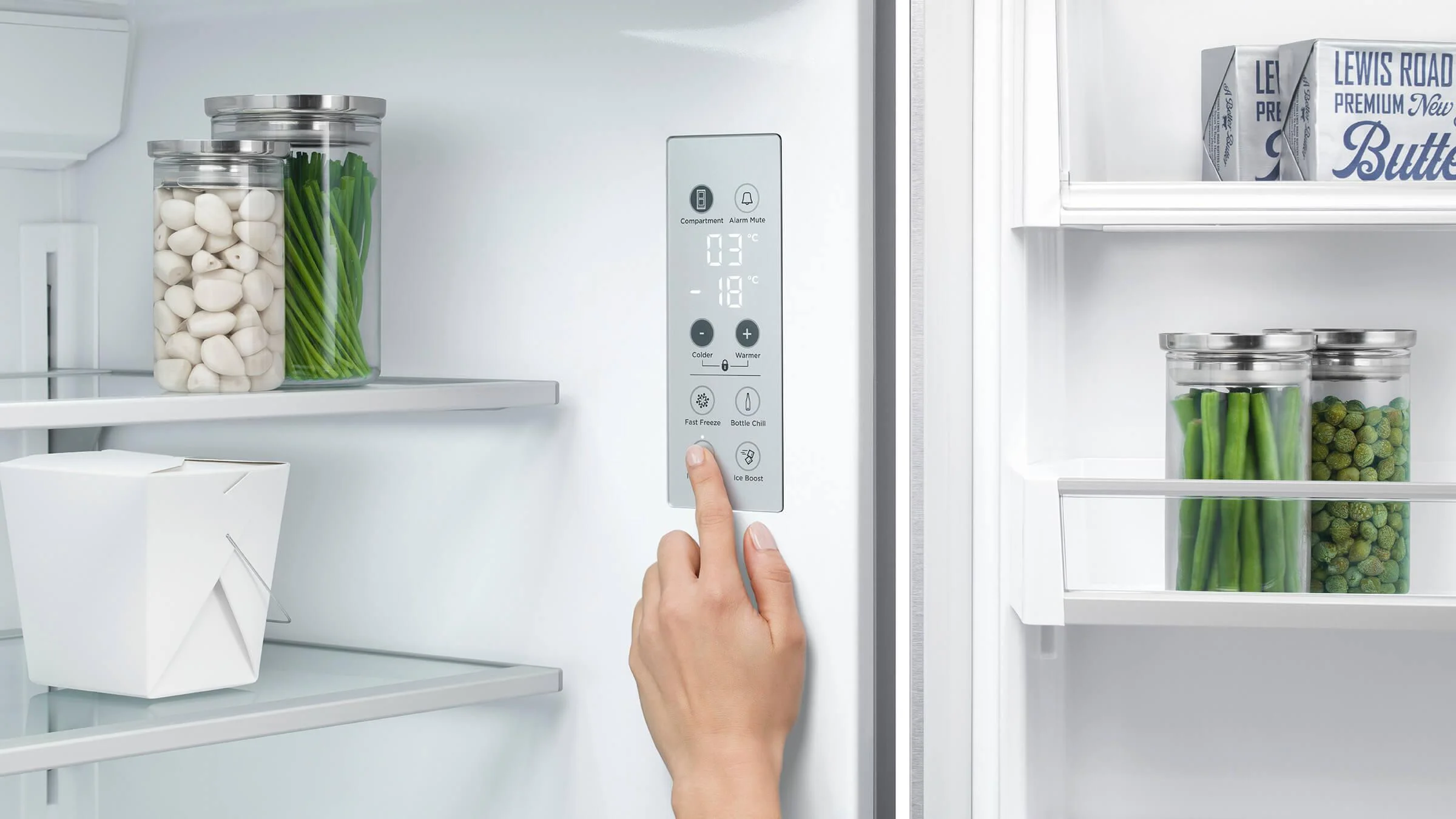 EASY ONE-TOUCH CONTROL PANEL