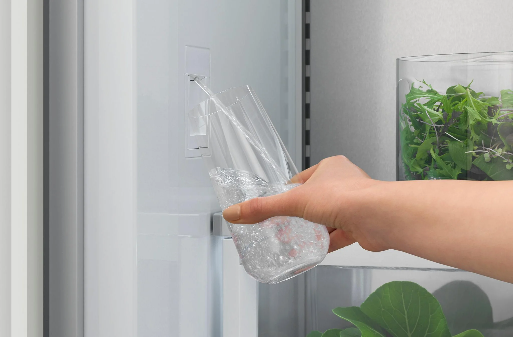 Internal Water Dispenser And Ice Maker