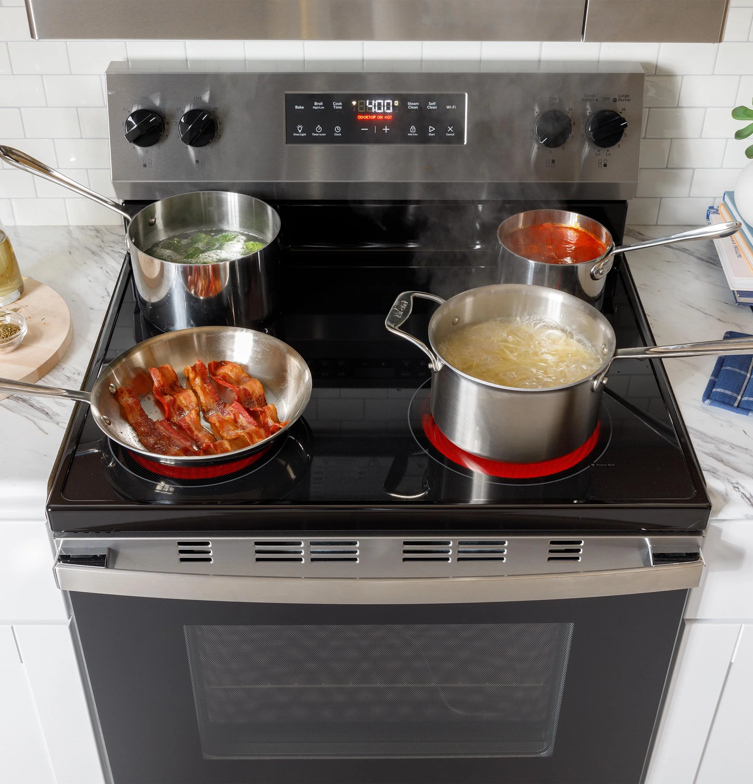 4 Burner Radiant Cooktop