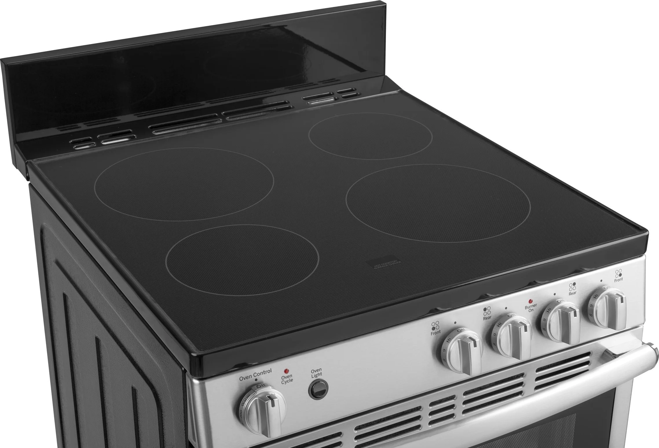 Ceramic glass cooktop