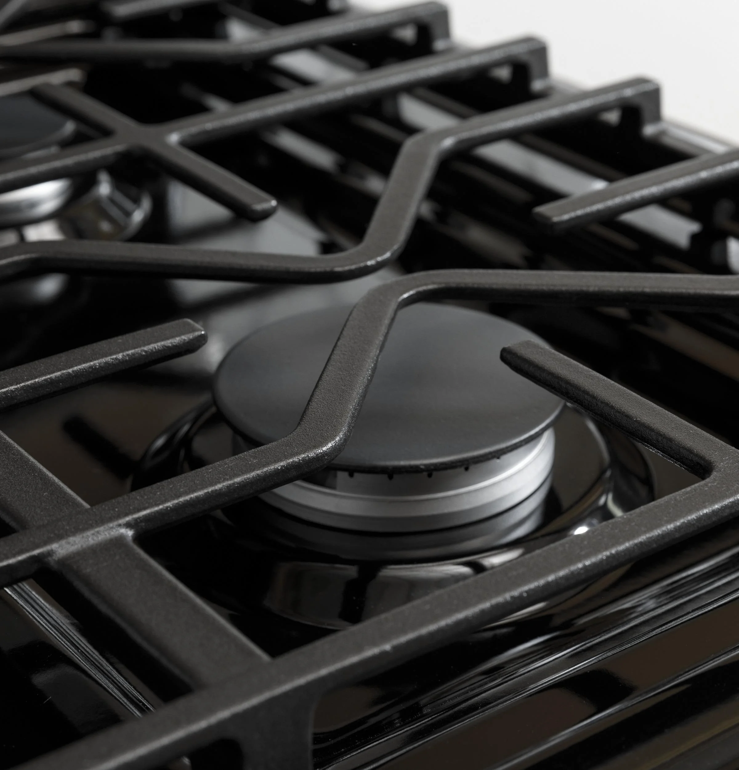 Black matte steel grates