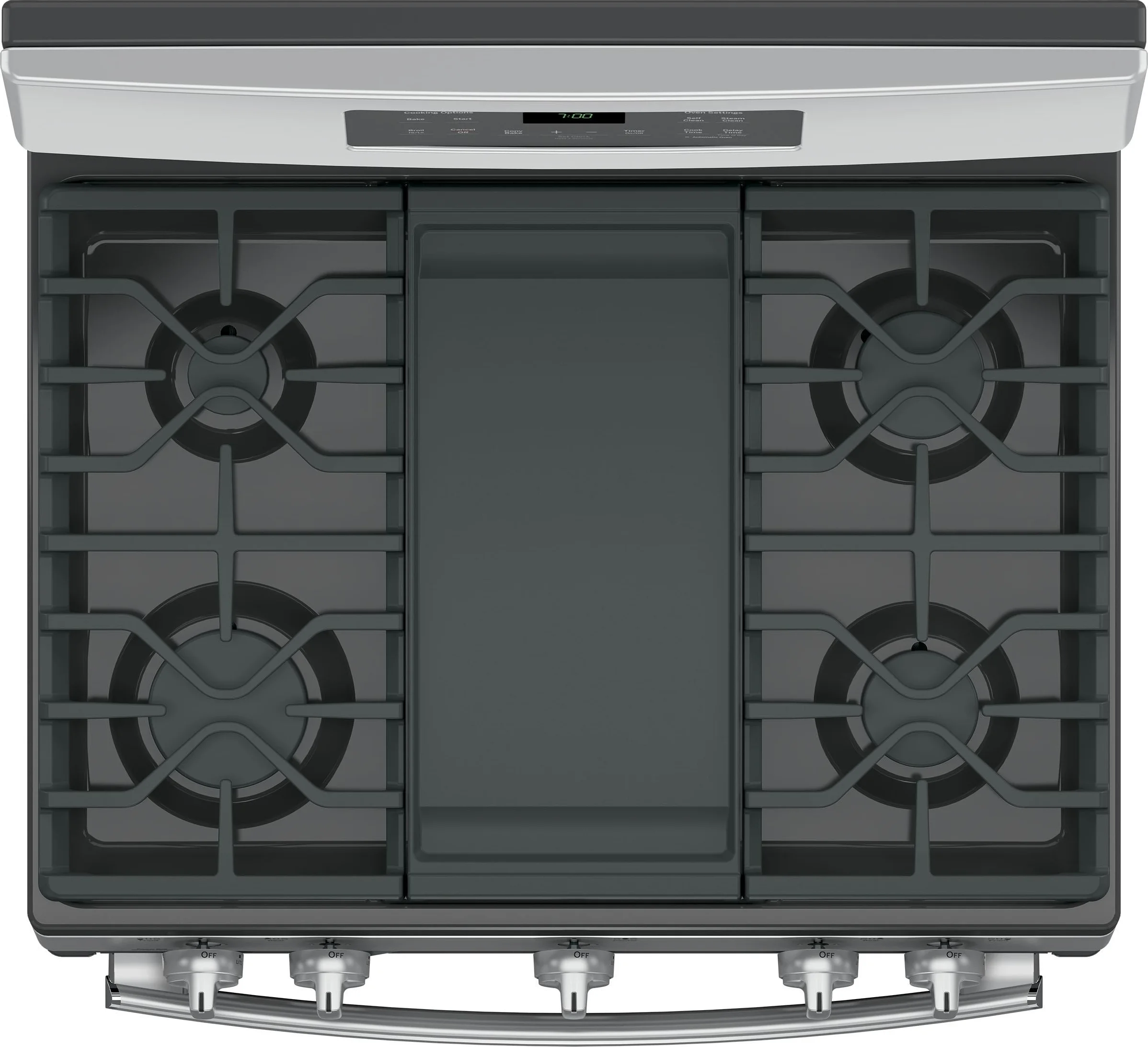 Edge-to-edge cooktop