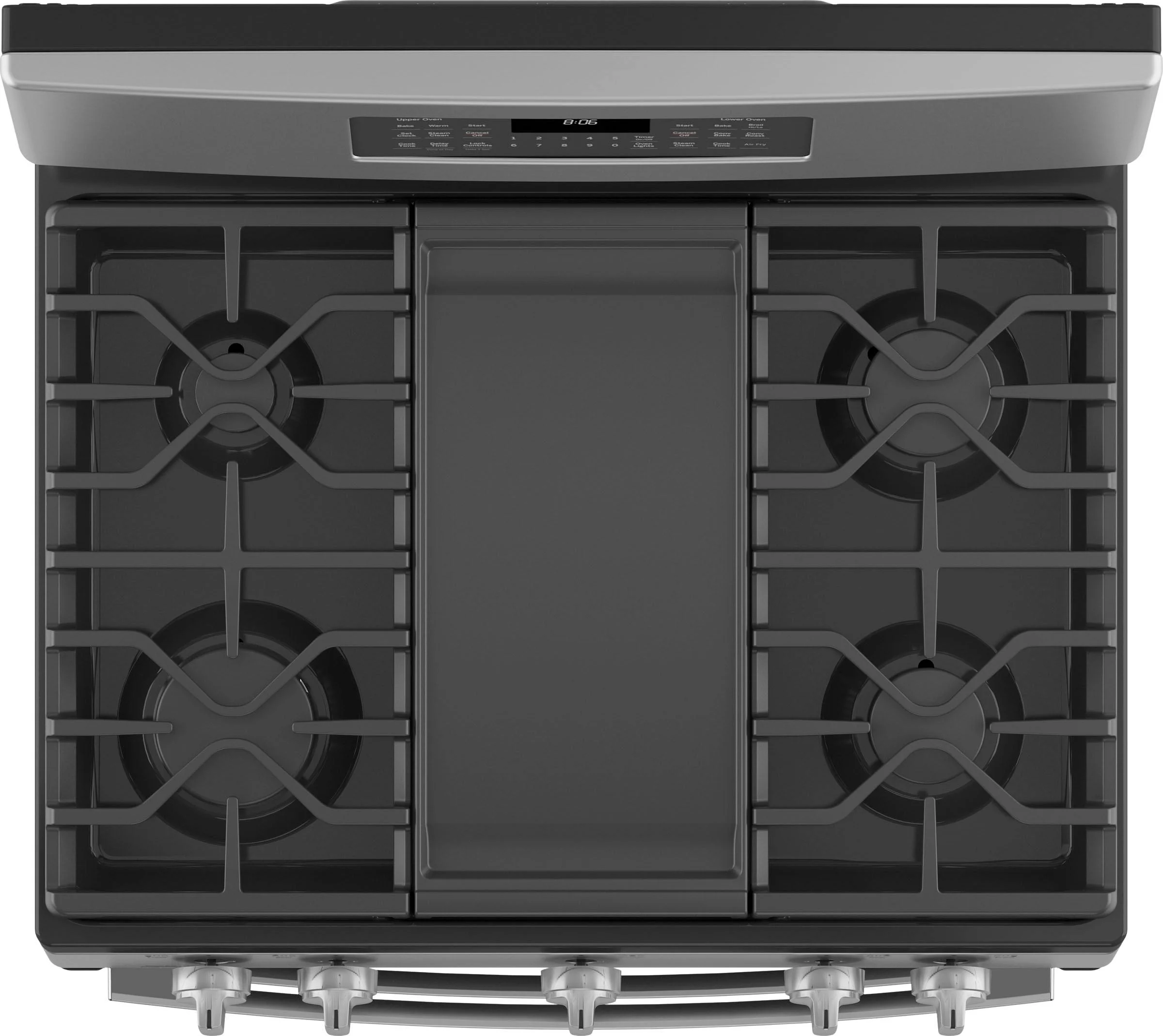Sealed cooktop burners