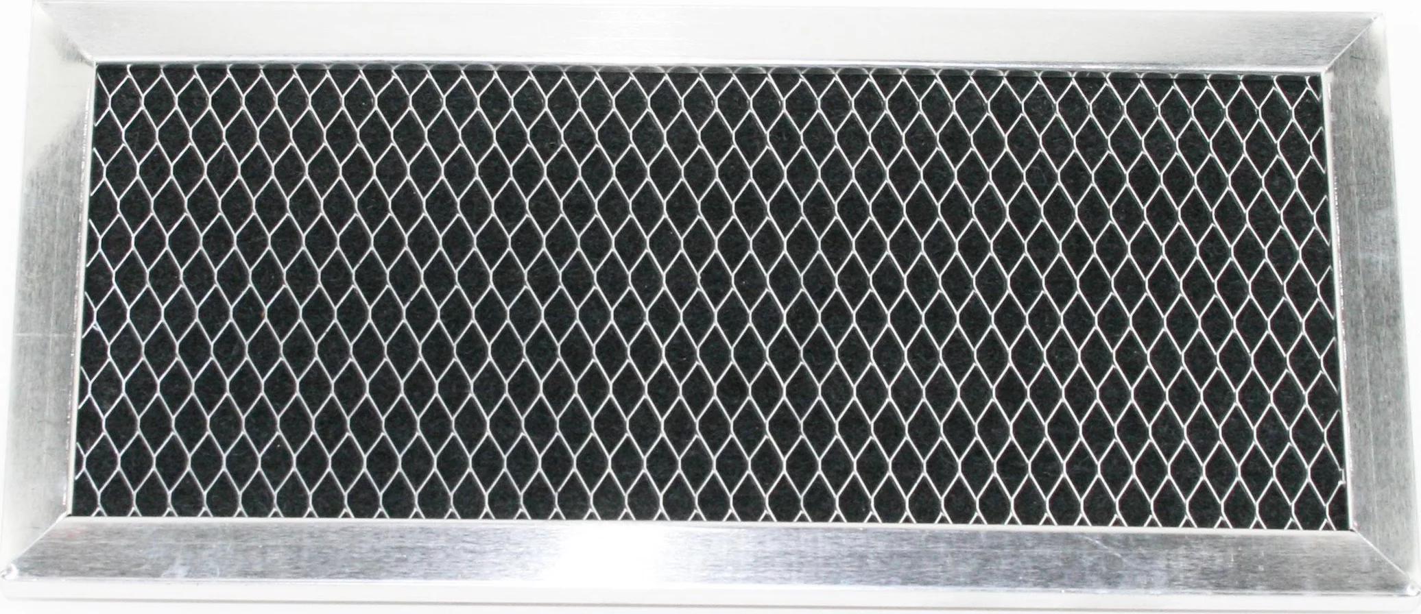 Charcoal filter replacement for microwaves with behind the door grille