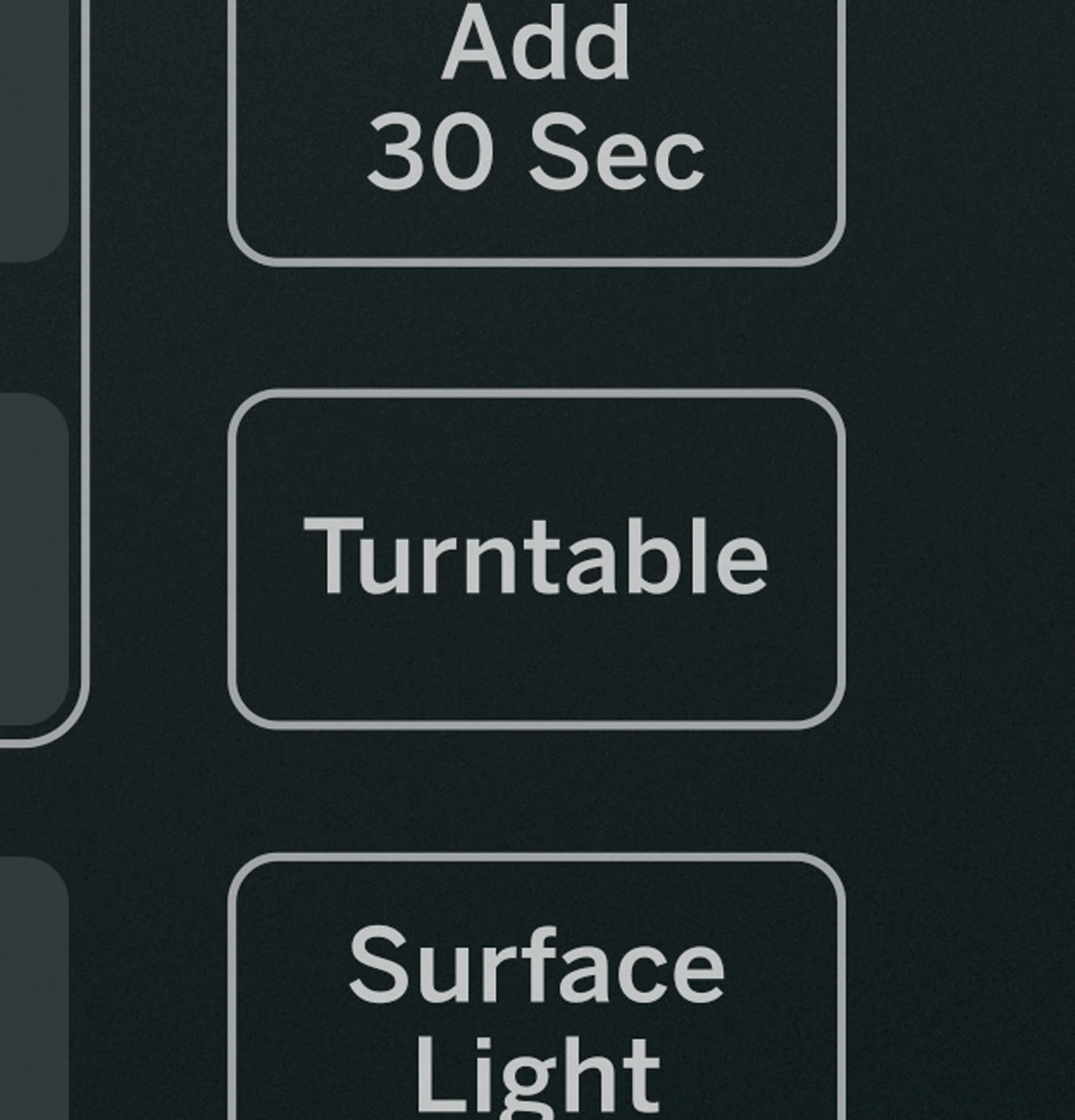 Turntable On/Off