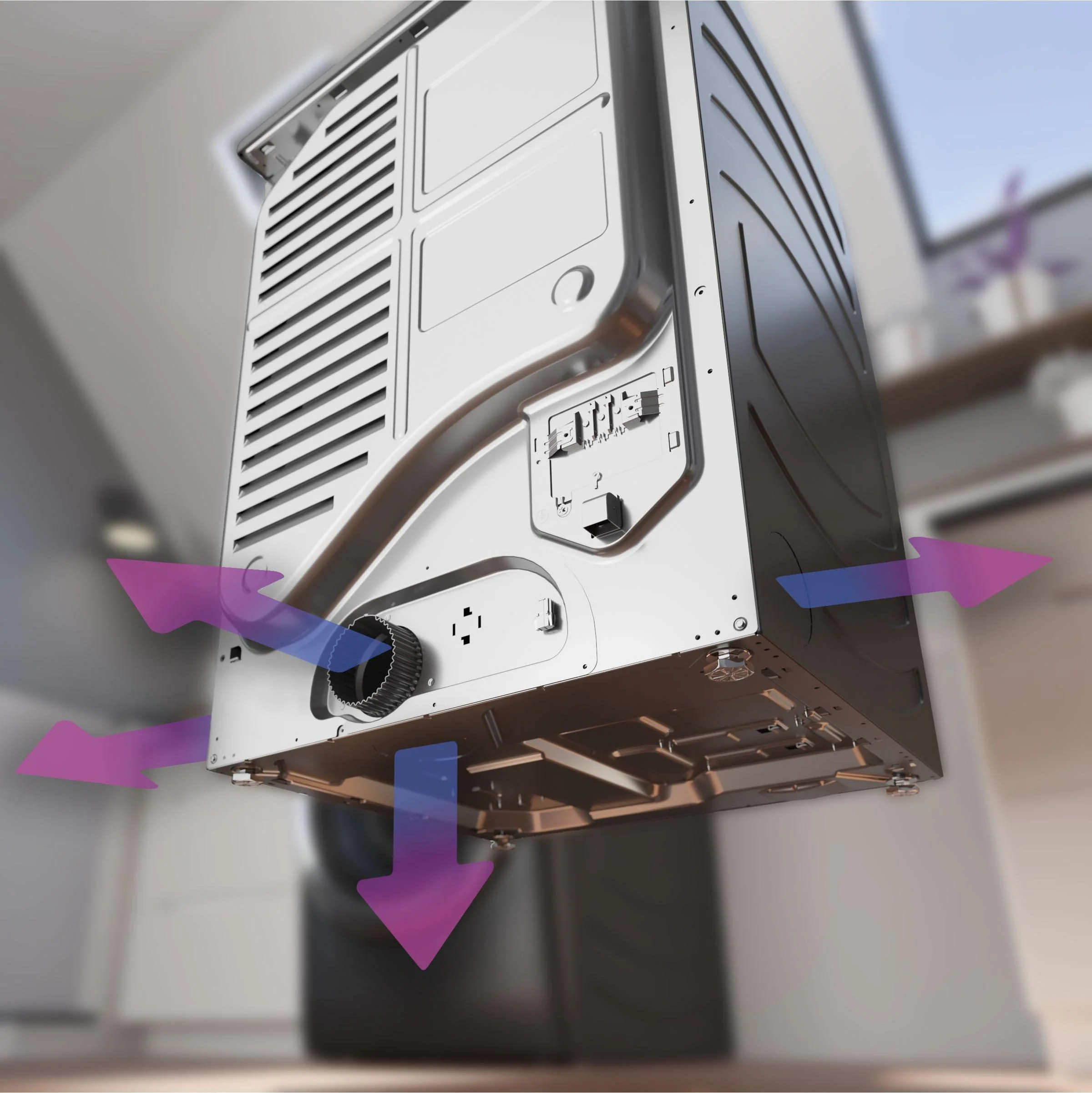 Convenient 4-Way Venting