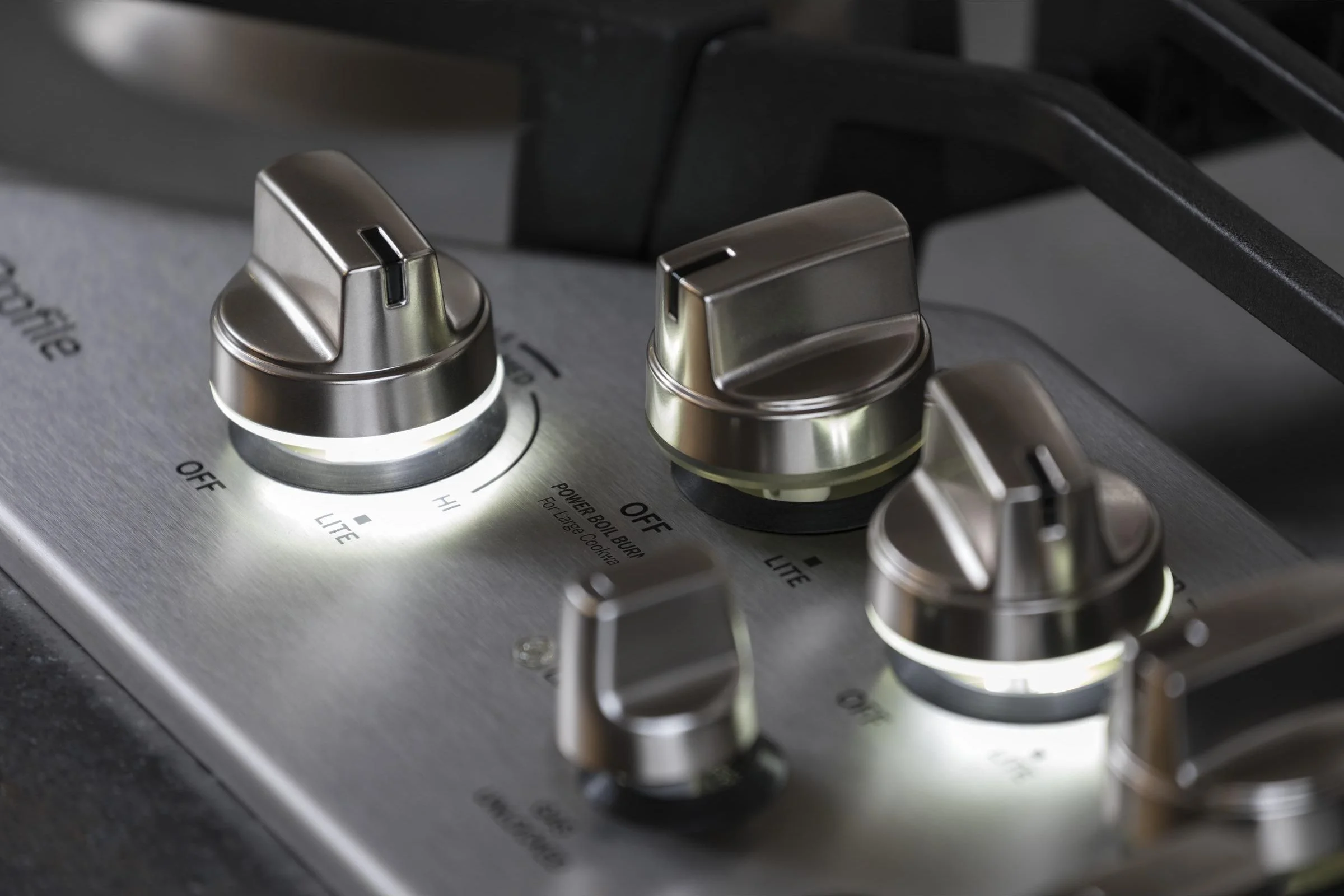 White LED Backlit Heavy-Duty Knobs