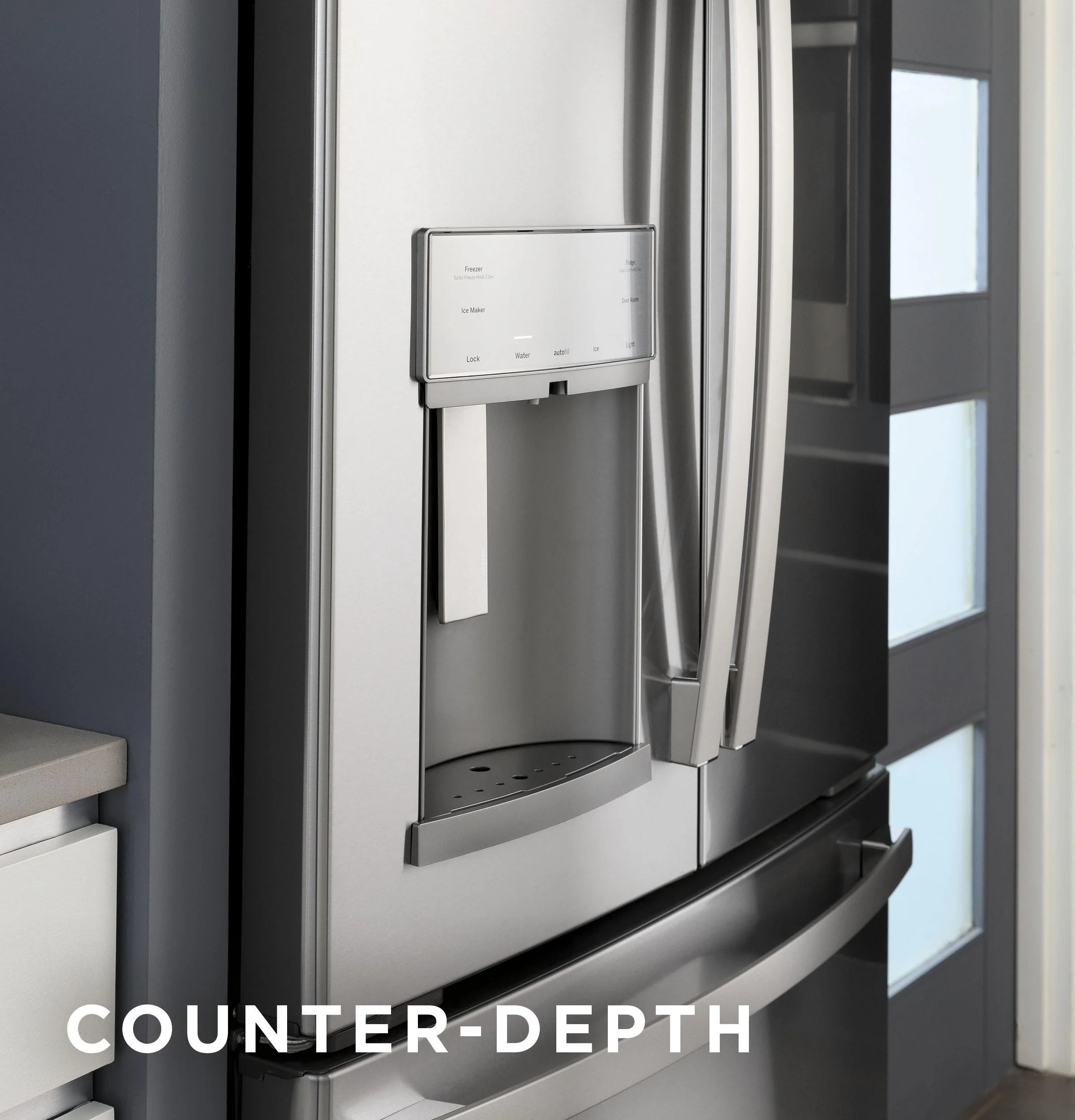 Counter-depth design