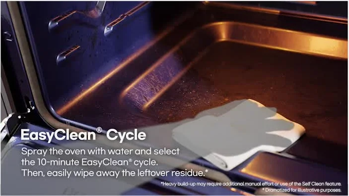 Speed Clean Your Oven with our 10-Minute EasyClean(R) Cycle
