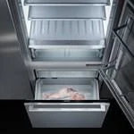 Freezer drawer pull-outs