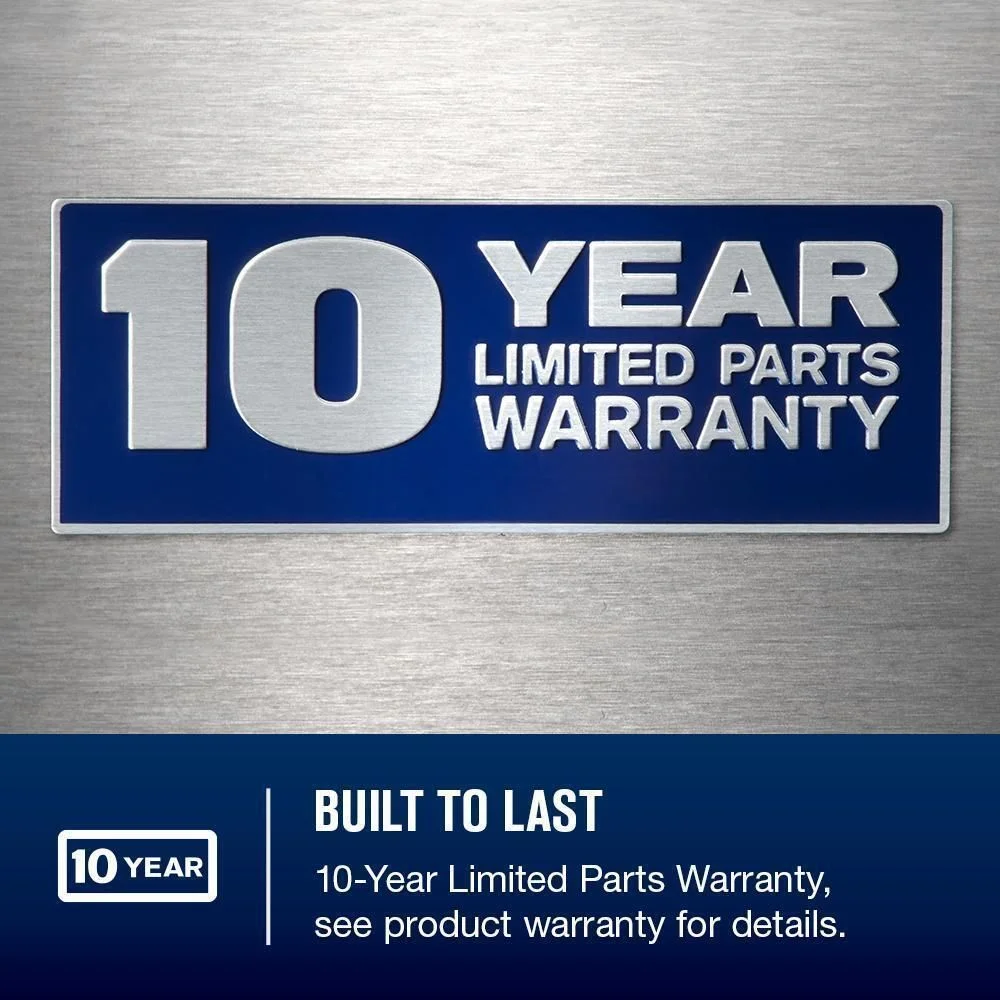 10-Year Limited Parts Warranty*