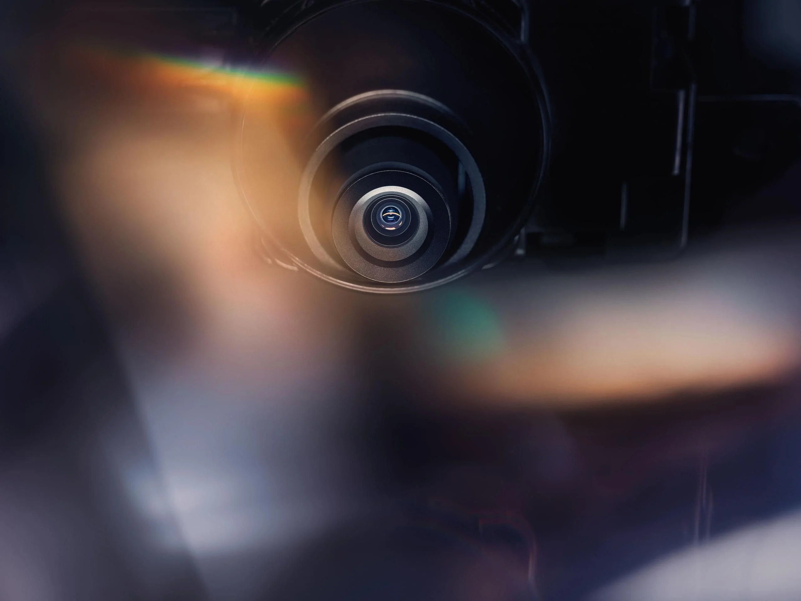 Camera inside oven compartment