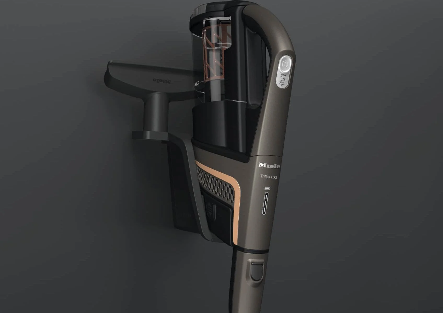 Wall bracket with three-piece accessory set