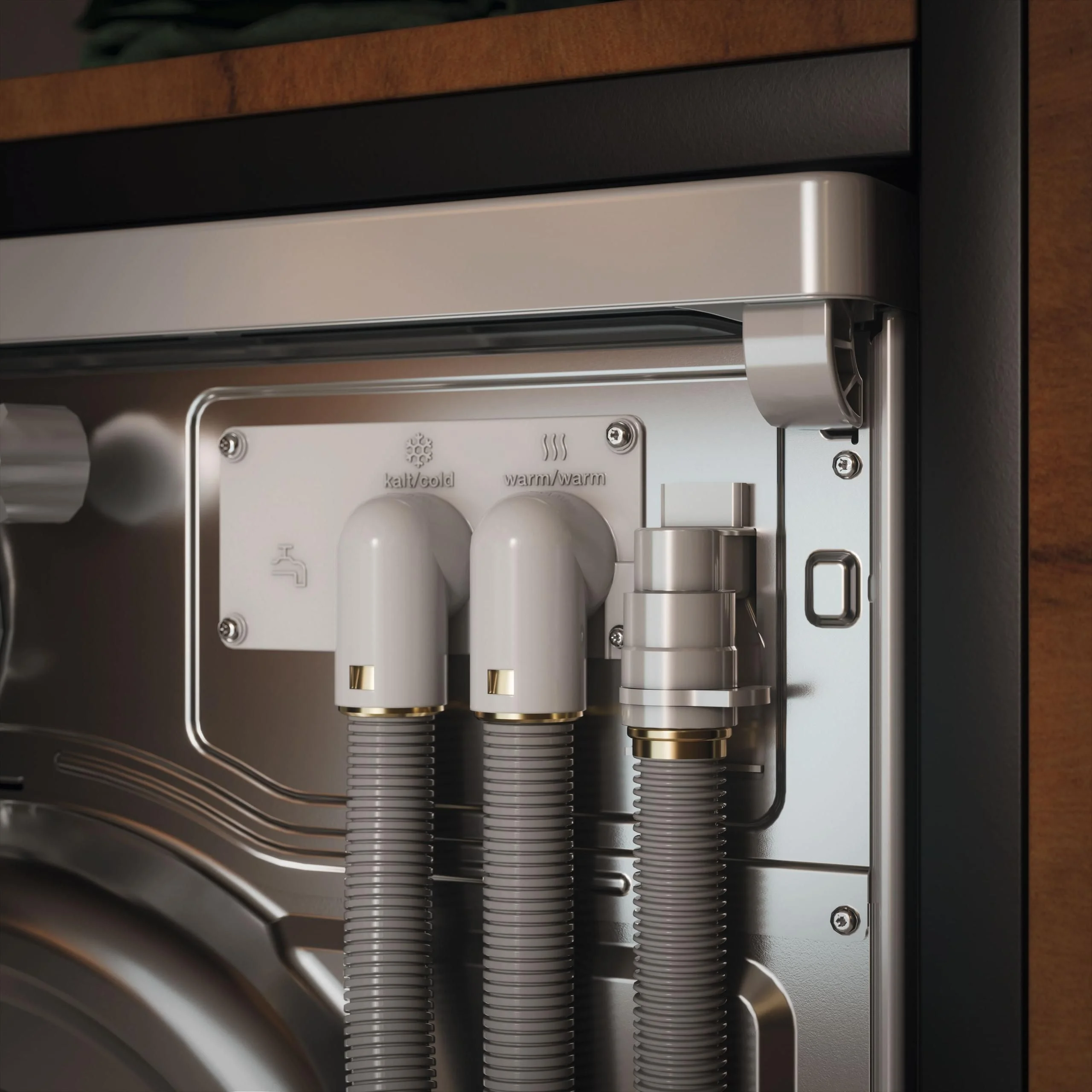 Hot water connection