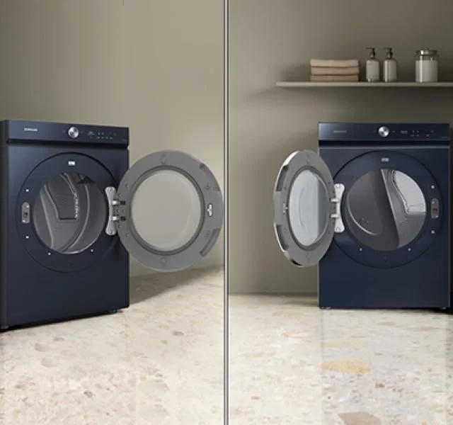 Reversible Dryer Door