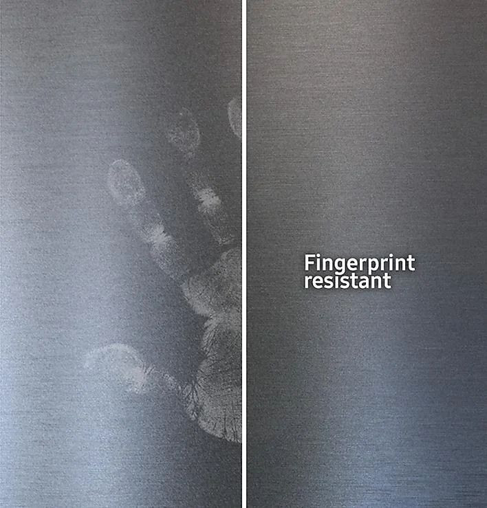 Fingerprint resistant finish