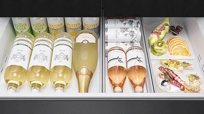 Customize your middle drawer temperature