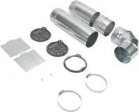 4-way internal dryer vent kit for Left, Right, and Bottom venting, compatible with WE/GD94/95/97HEX & ME/GD6000/7000X models.