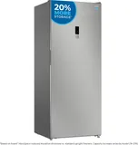 MaxxSpace Insulation(TM) Technology Garage-Ready Frost-Free Convertible Upright Freezer, 23 cu. ft., ENERGY STAR, Stainless Steel Look (AV230VFLJM0SS)