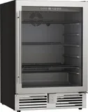 Beverage Center, 130 Can Capacity, in Stainless Steel with Black Cabinet (BCA516SS-1)