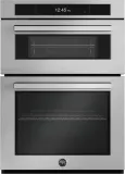30 inch Electric Speed Oven Combination with Steam, Self-Clean and Bertazzoni Assistant Carbonio