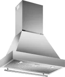 36 Wallmount Canopy and Base Hood, 1 motor 600 CFM Stainless Steel