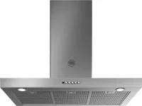 36 T-Shape Wallmounted Hood, 1 motor 600 CFM Carbonio