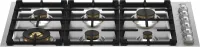 36" Gas Cooktop, Master Series, 6 Burners