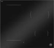 24'' Induction Cooktop with Concealed Central Touch Slider Interface Black Glass