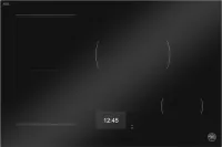 30'' Induction Cooktop with TFT Display Interface Black Glass