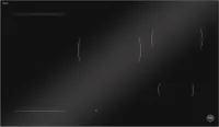 36" Black Glass Induction Cooktop with Concealed Central Touch Slider Interface