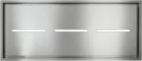 63-inch Brushed Ceiling Mounted Range Hood with LED Light Choice of blowers sold separately HBC1 Series