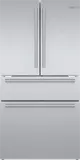 800 Series, French Door Bottom freezer, multi door, 36'', Brushed steel (with anti-fingerprint)