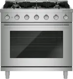 500 Series, Gas freestanding range, 36'', Stainless steel