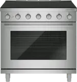 500 Series, Induction freestanding range cooker, 36'', Stainless steel