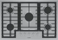30" Gas Sealed Burner Drop-In Cooktop, 5 Elements