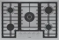 30" Gas Cooktop, 800 Series, 5 Burners