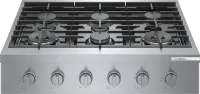 36" Gas Rangetop, 800 Series, 6 Burners