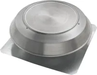 **DISCONTINUED** Broan(R) 1000 CFM Powered Attic and Garage Ventilation Fan, Roof Mounted, Aluminum Dome