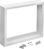 Surface Mount Kit for High Capacity Wall Heaters, White Enameled Steel