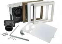 110 CFM Decorative Bathroom Exhaust Fan with LED Light and Easy Change Trim Kit, ENERGY STAR(R) certified